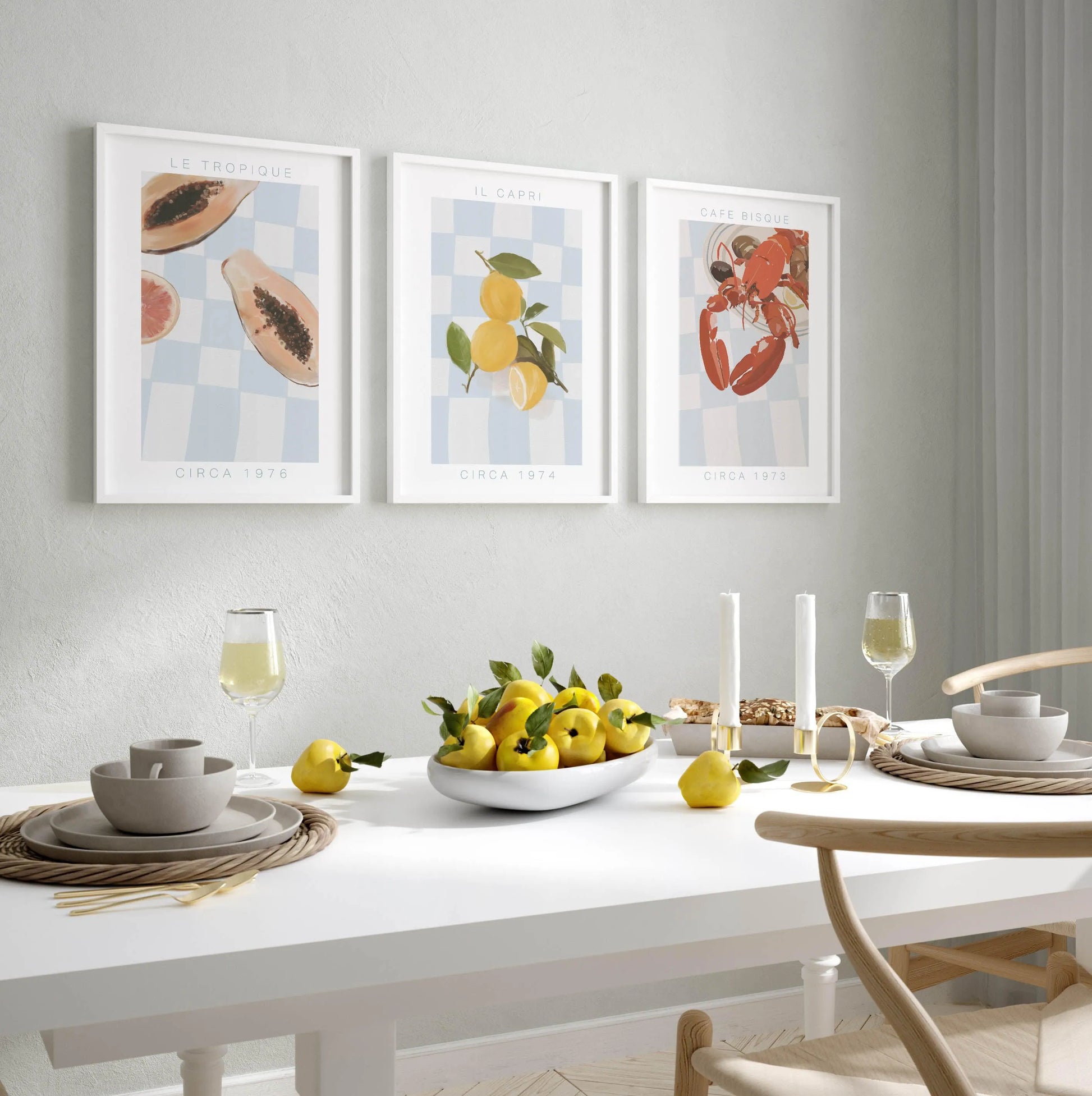 Le Tropique | Blue Art Print-PRINT-Olive et Oriel-Olive et Oriel-Buy-Australian-Art-Prints-Online-with-Olive-et-Oriel-Your-Artwork-Specialists-Austrailia-Decorate-With-Coastal-Photo-Wall-Art-Prints-From-Our-Beach-House-Artwork-Collection-Fine-Poster-and-Framed-Artwork