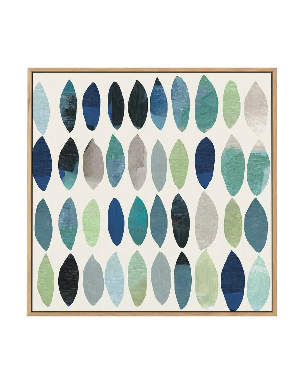 Leaf Abstract I | Framed Canvas Art Print from Olive et Oriel where you can shop wallpaper and artworks online