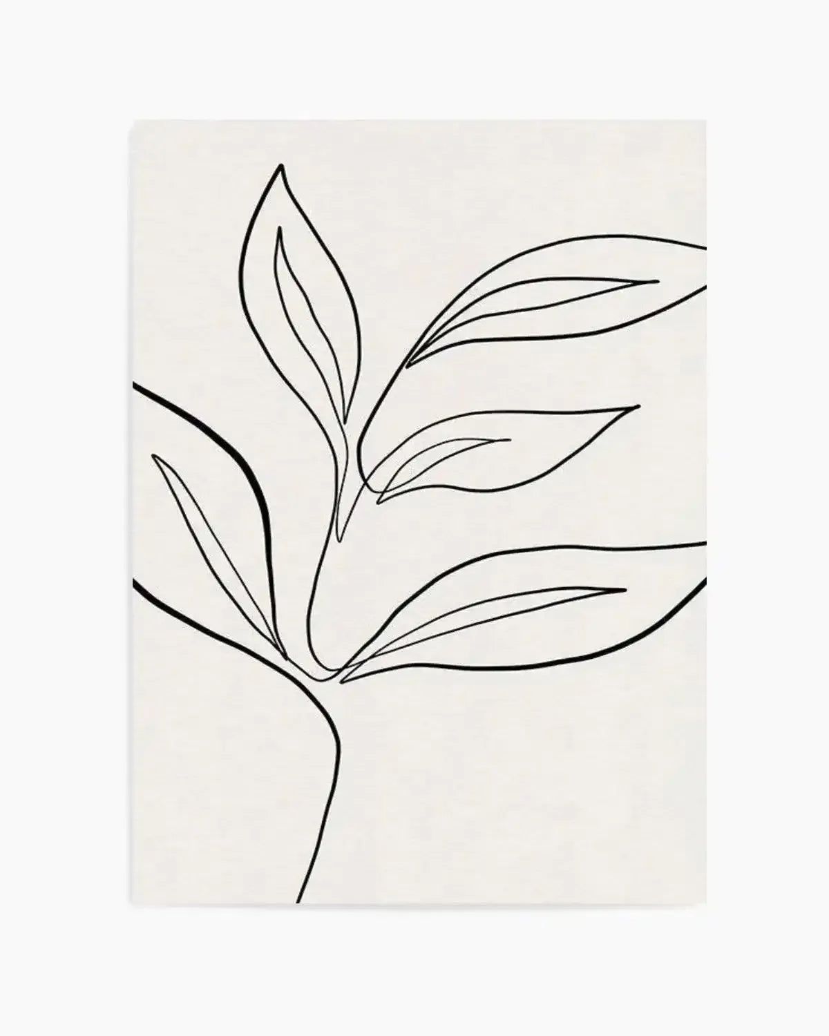 Leaf Line Art I Art Print from Olive et Oriel where you can shop wallpaper and artworks online