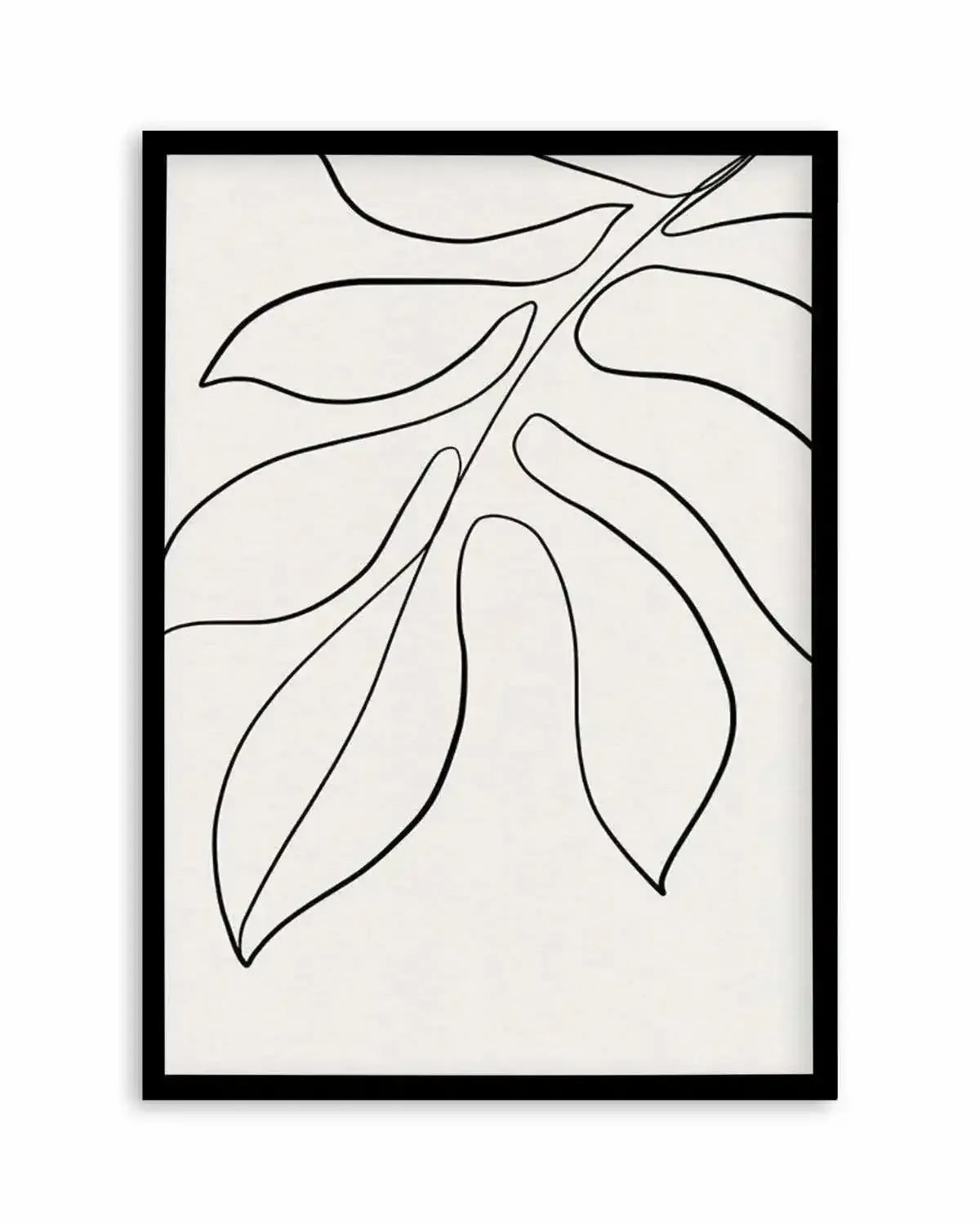 Leaf Line Art II Art Print from Olive et Oriel where you can shop wallpaper and artworks online