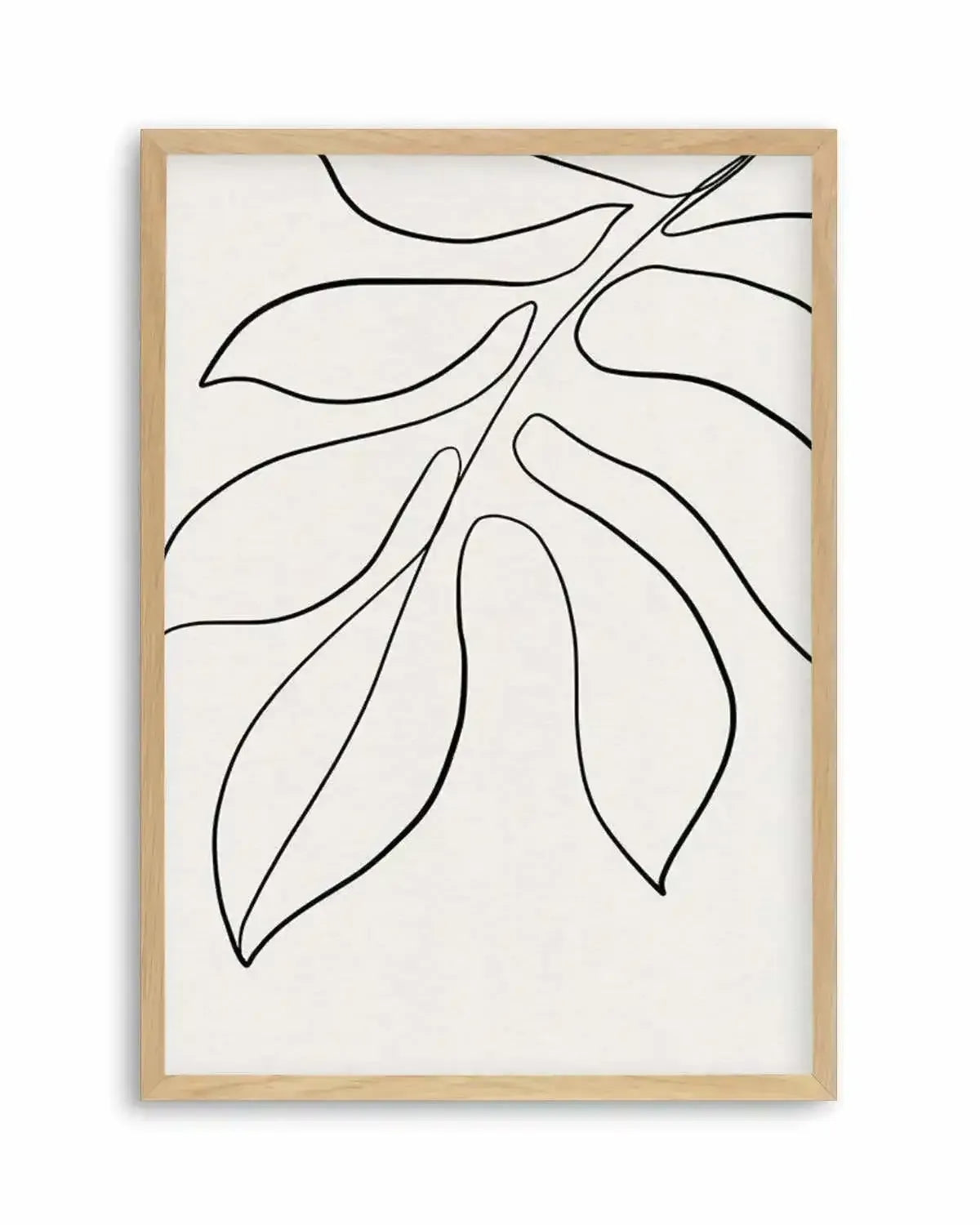 Leaf Line Art II Art Print from Olive et Oriel where you can shop wallpaper and artworks online