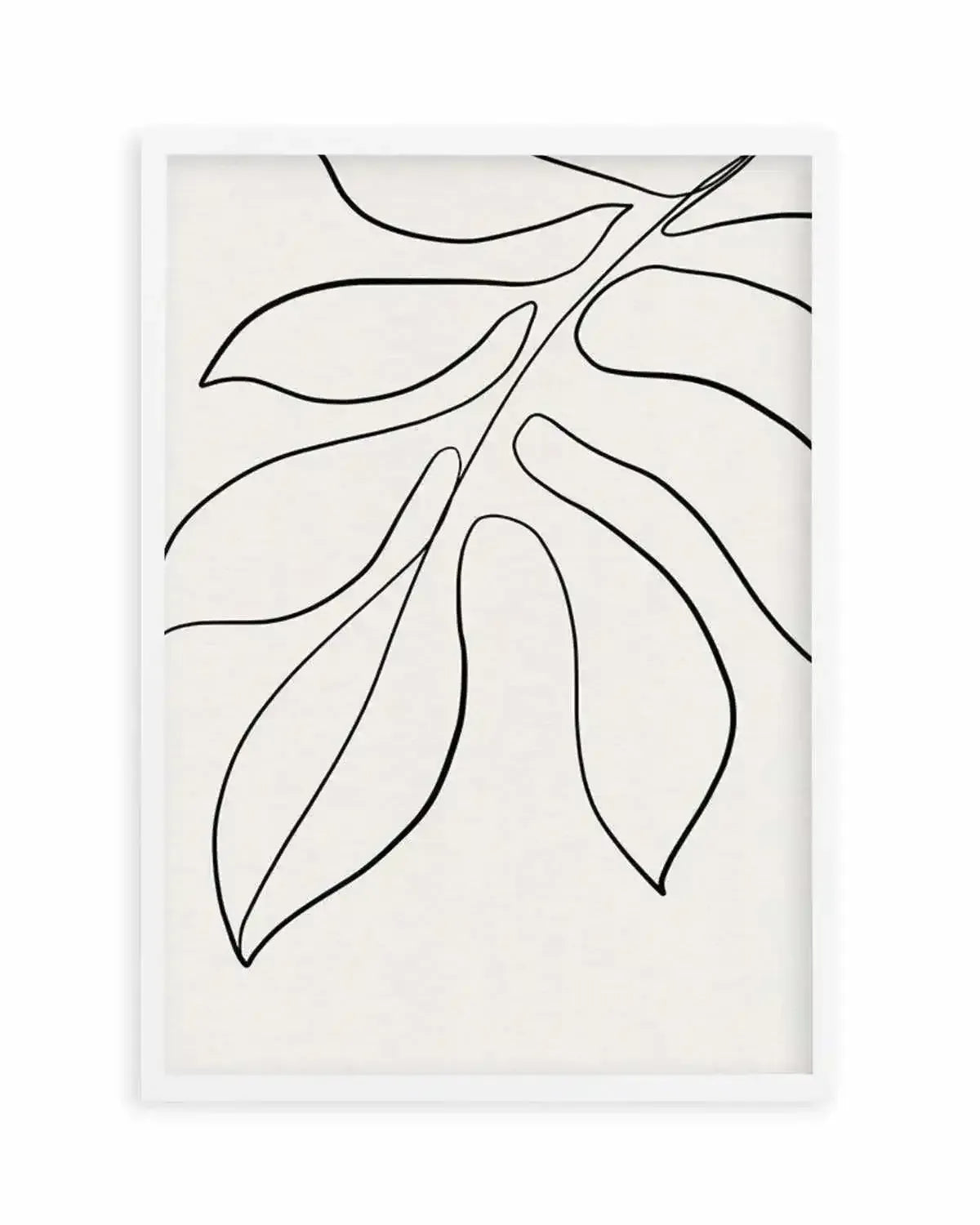 Leaf Line Art II Art Print from Olive et Oriel where you can shop wallpaper and artworks online