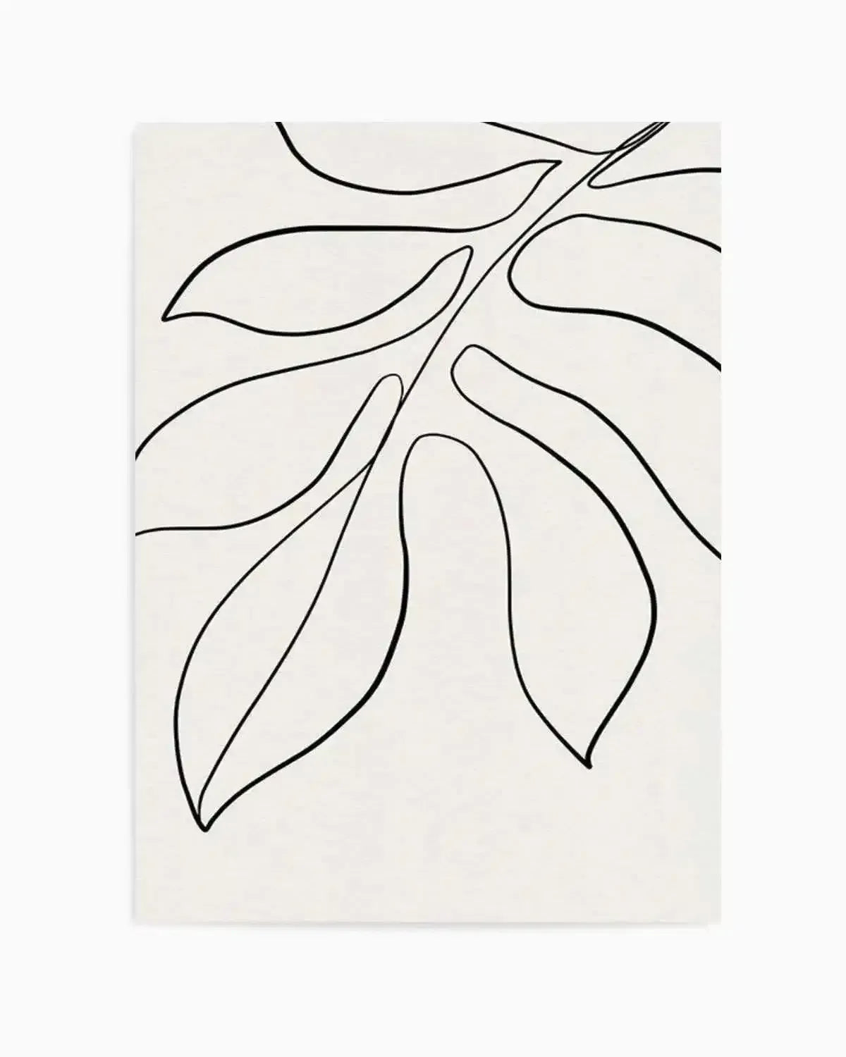 Leaf Line Art II Art Print from Olive et Oriel where you can shop wallpaper and artworks online