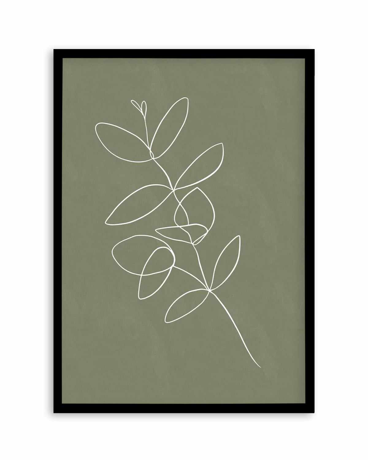 Leaf Lines Art Print