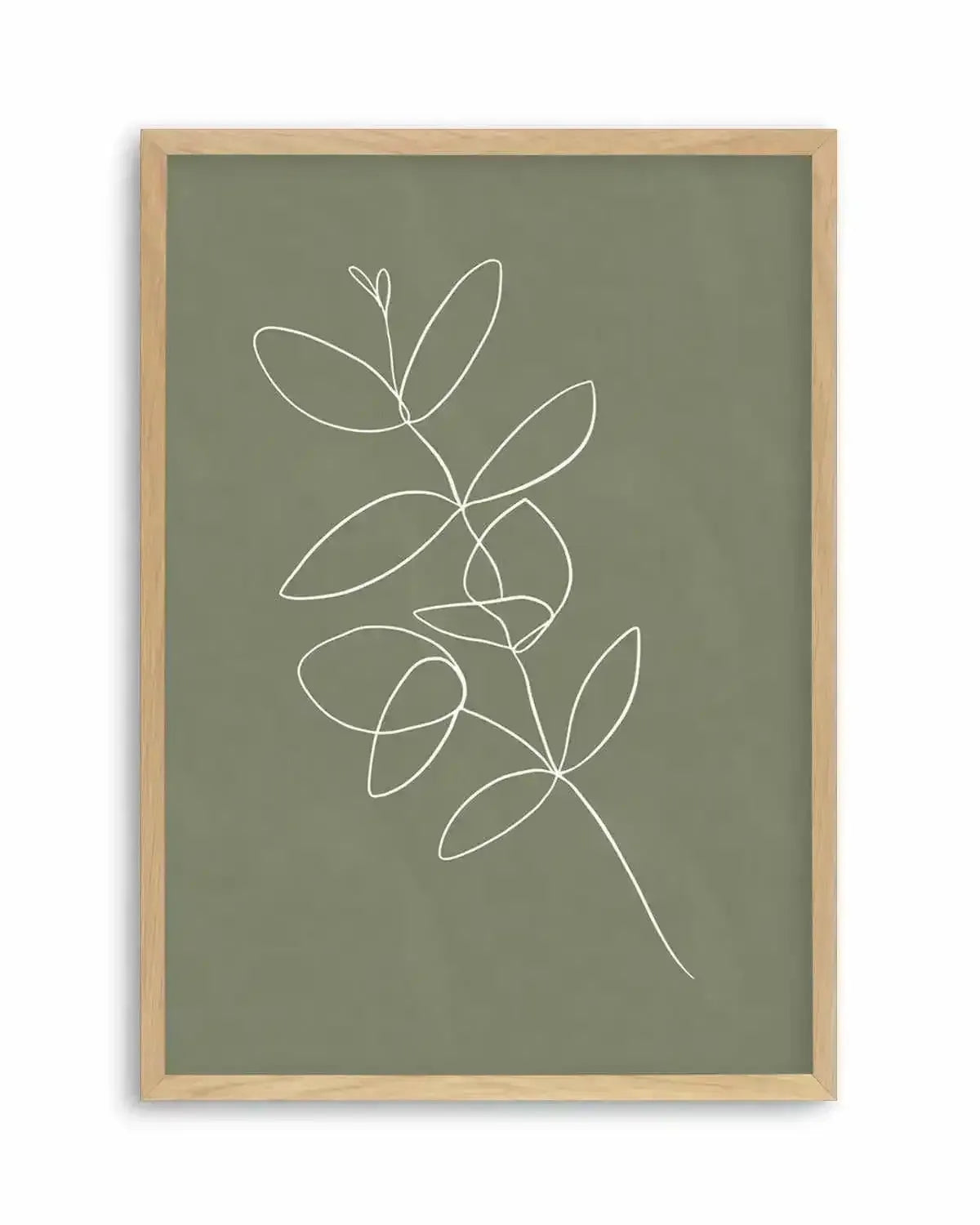 Leaf Lines Art Print from Olive et Oriel where you can shop wallpaper and artworks online