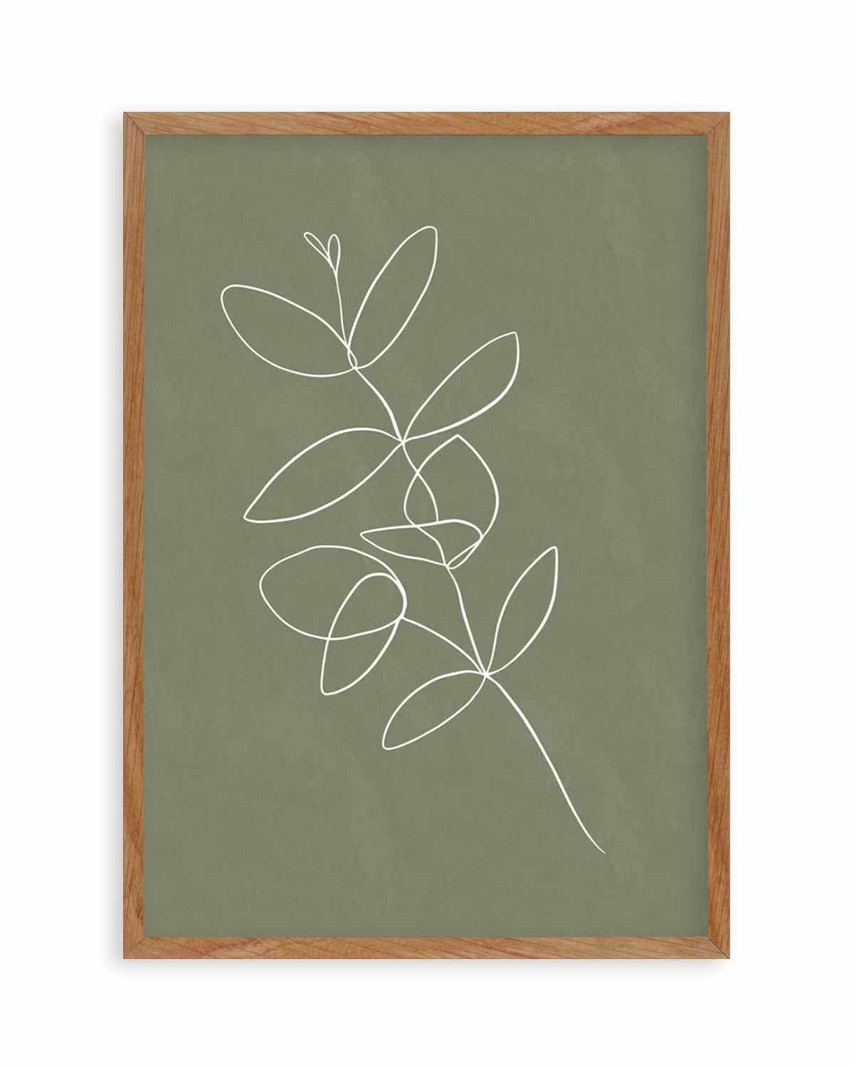 Leaf Lines Art Print