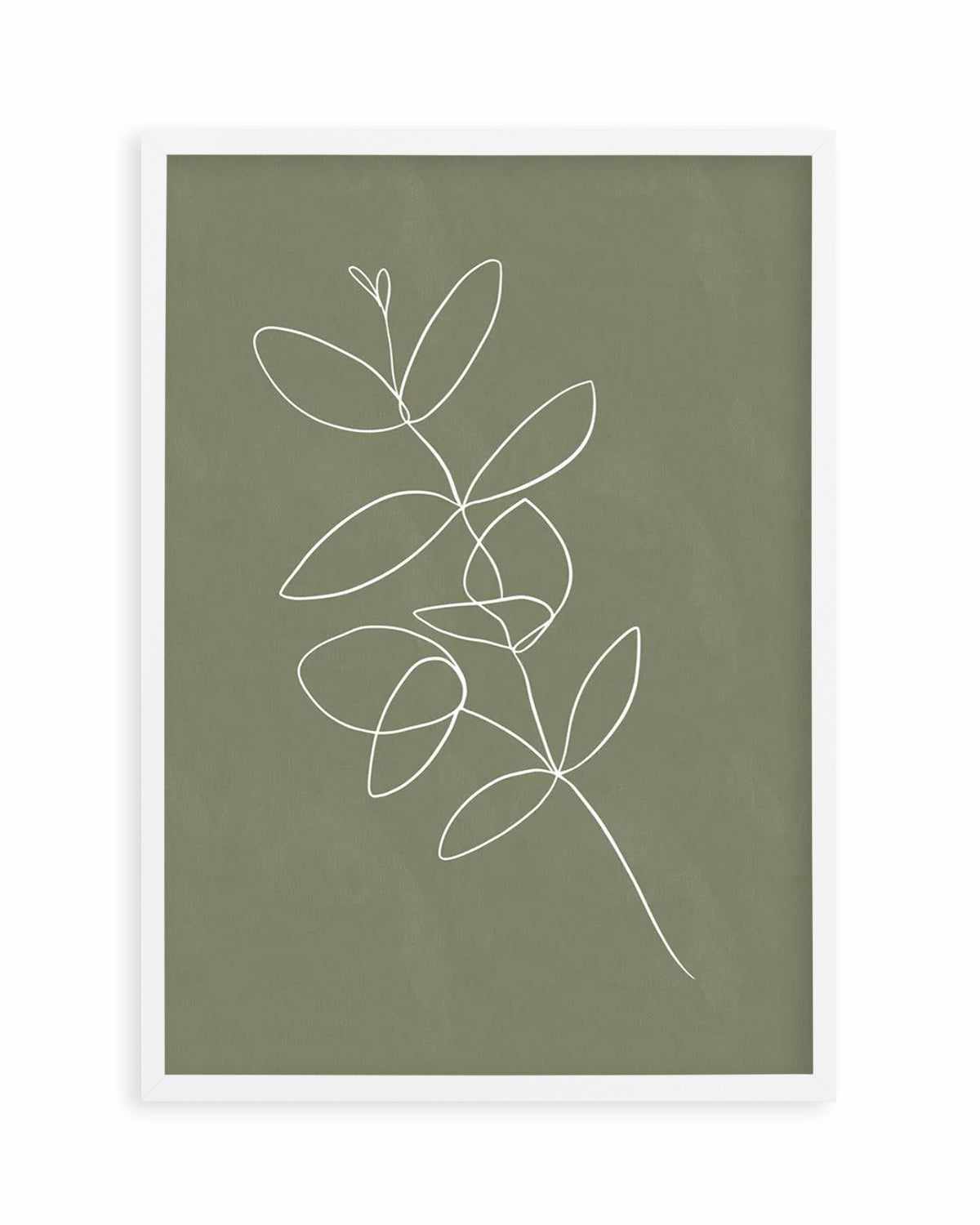 Leaf Lines Art Print