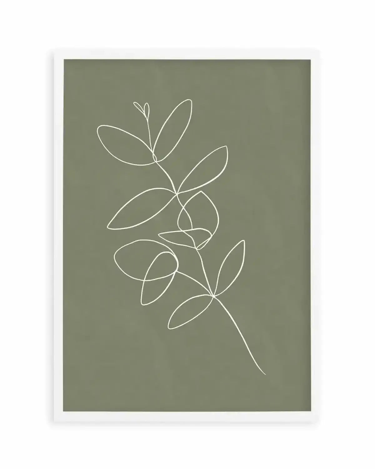 Leaf Lines Art Print from Olive et Oriel where you can shop wallpaper and artworks online