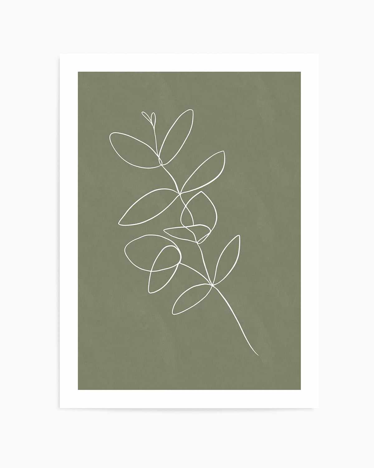 Leaf Lines Art Print