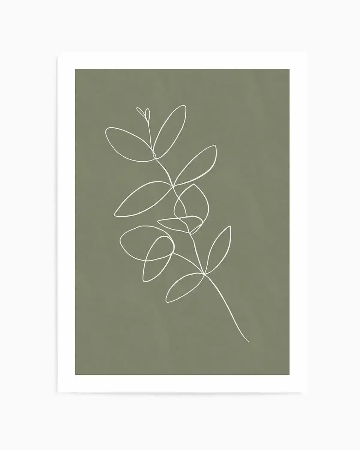 Leaf Lines Art Print from Olive et Oriel where you can shop wallpaper and artworks online