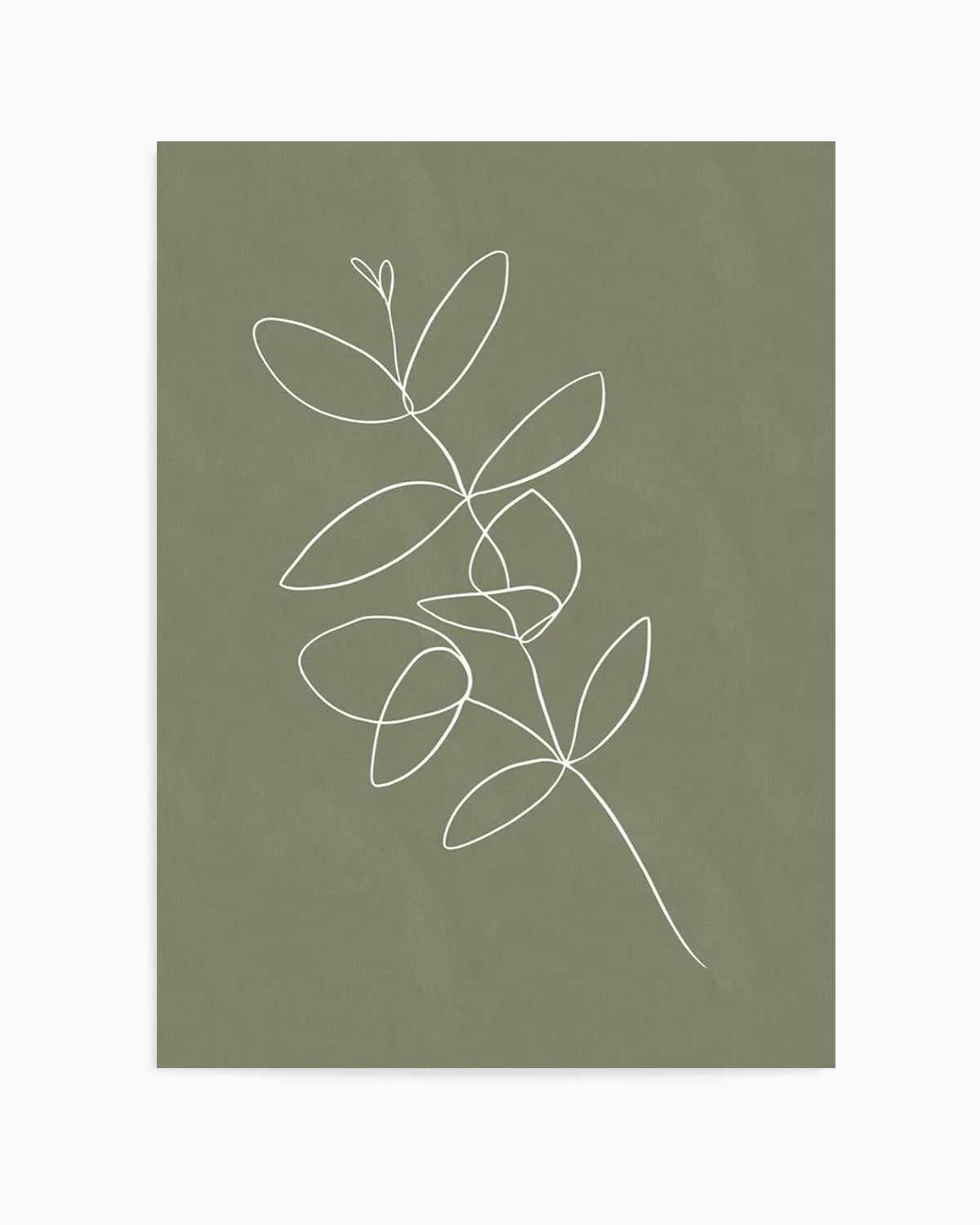 Leaf Lines Art Print