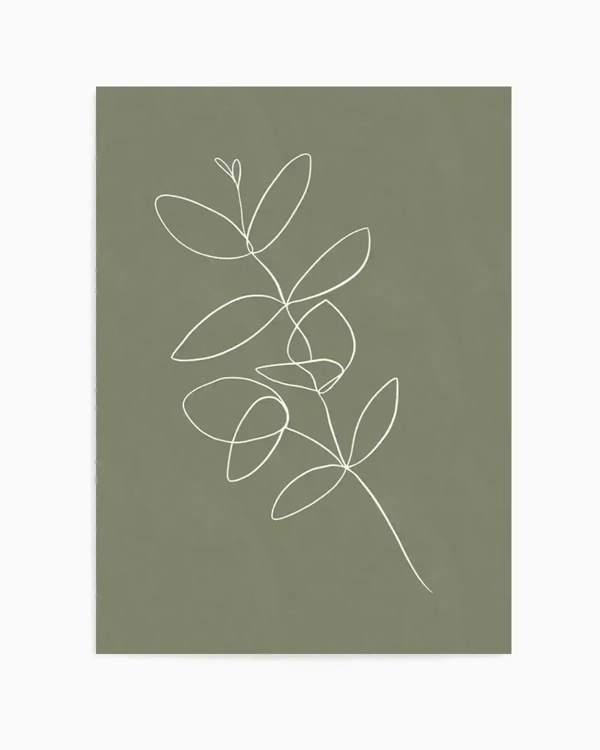 Leaf Lines Art Print from Olive et Oriel where you can shop wallpaper and artworks online