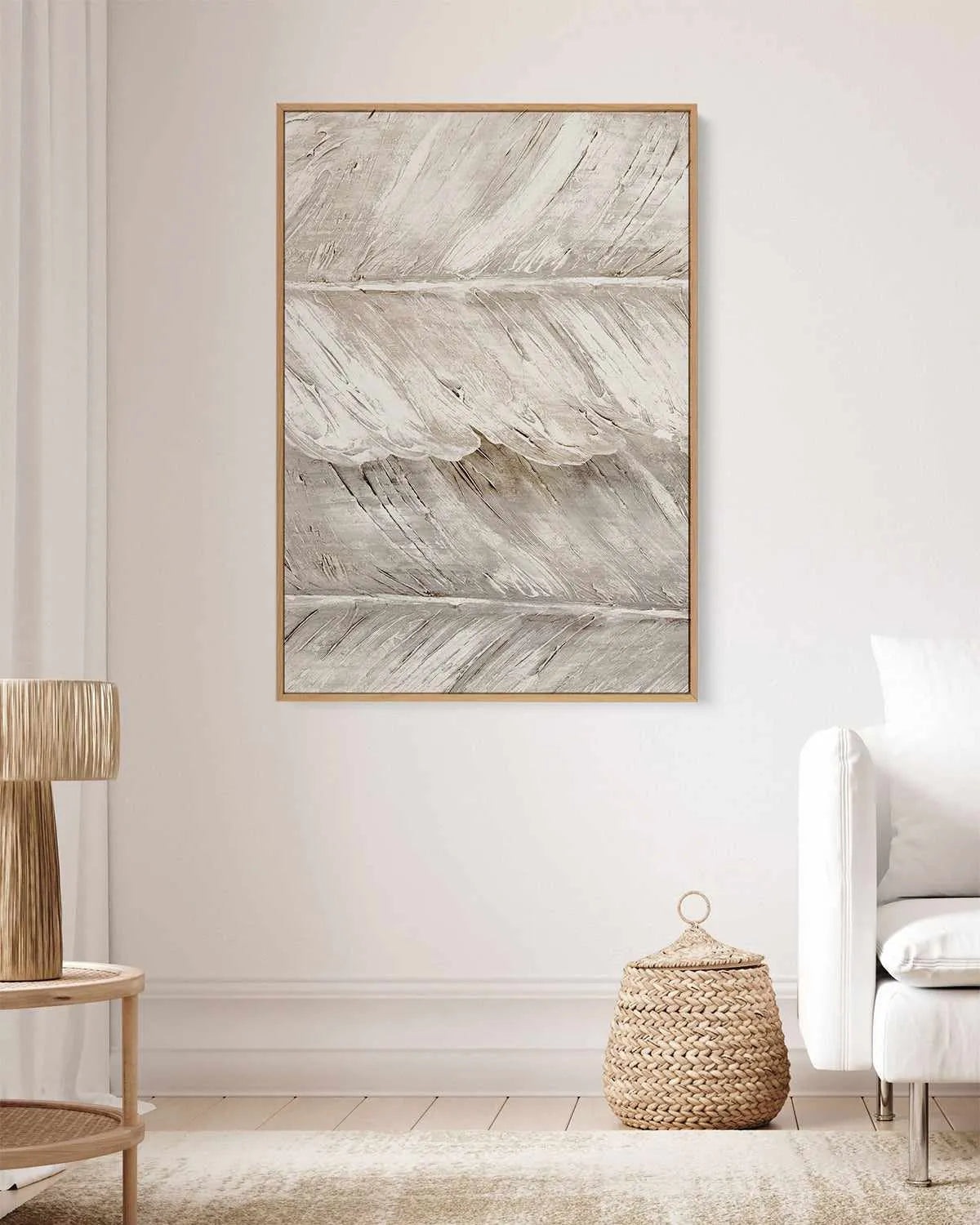Leaf Overlay I | Framed Canvas Art Print from Olive et Oriel where you can shop wallpaper and artworks online
