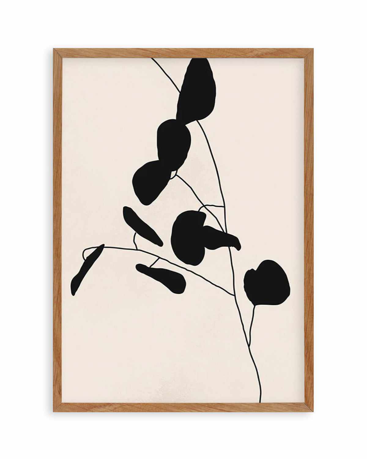 Leaf Silhouette I Art Print