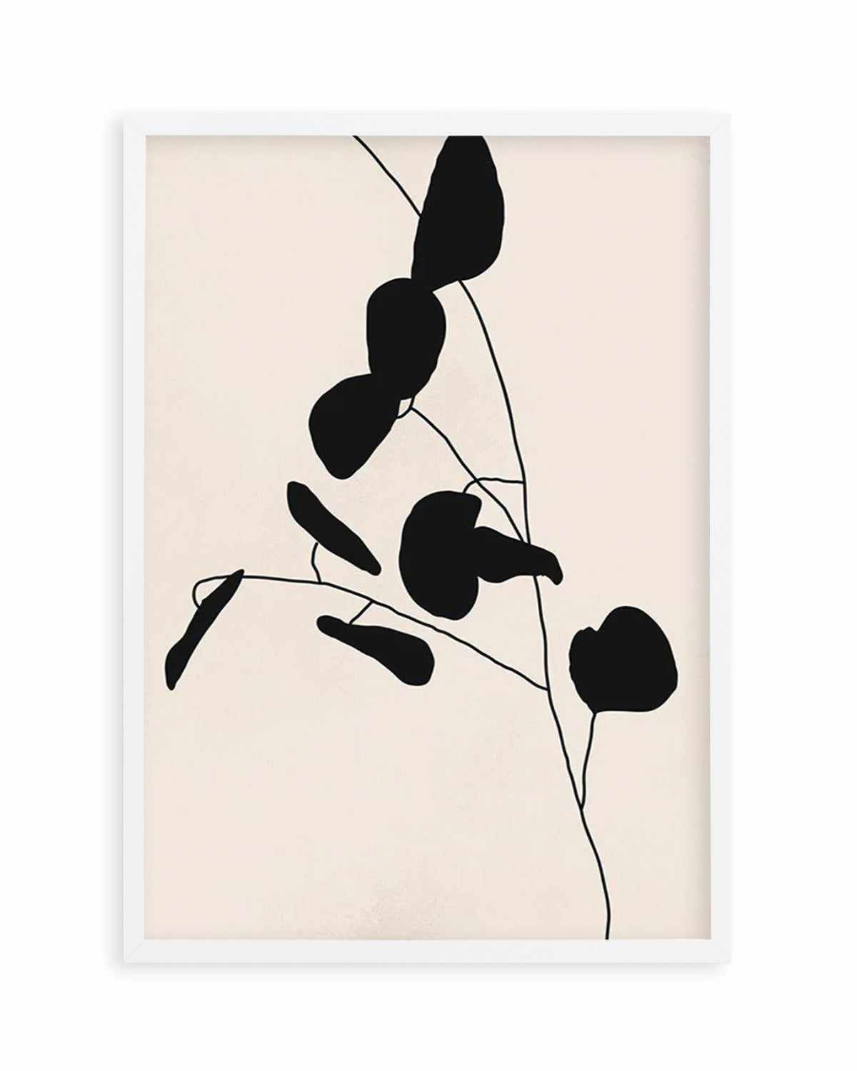 Leaf Silhouette I Art Print