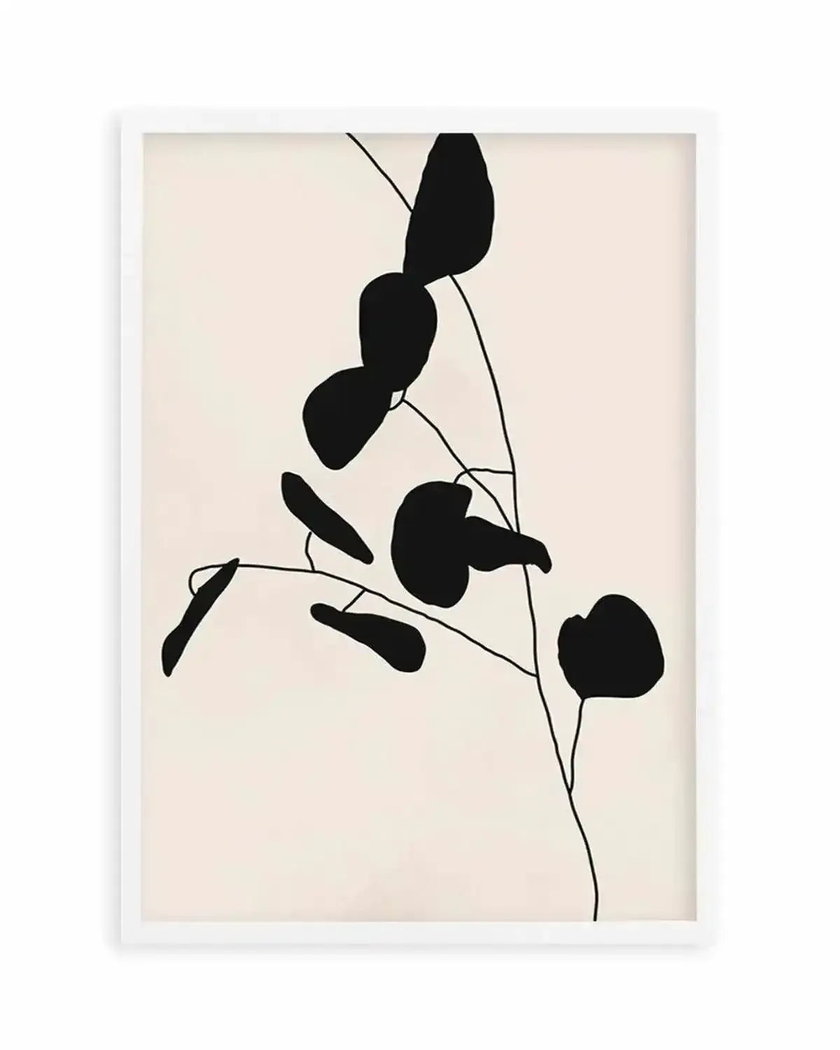 Leaf Silhouette I Art Print from Olive et Oriel where you can shop wallpaper and artworks online