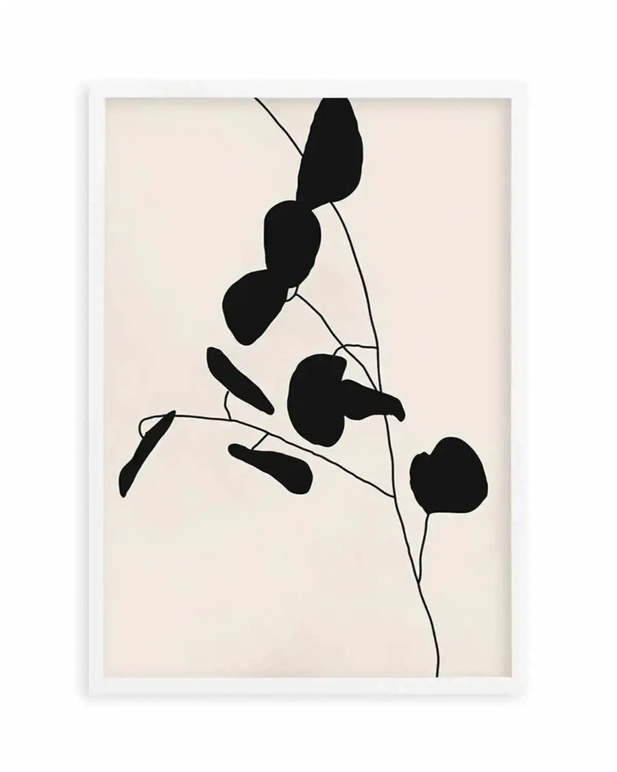 Leaf Silhouette I Art Print from Olive et Oriel where you can shop wallpaper and artworks online