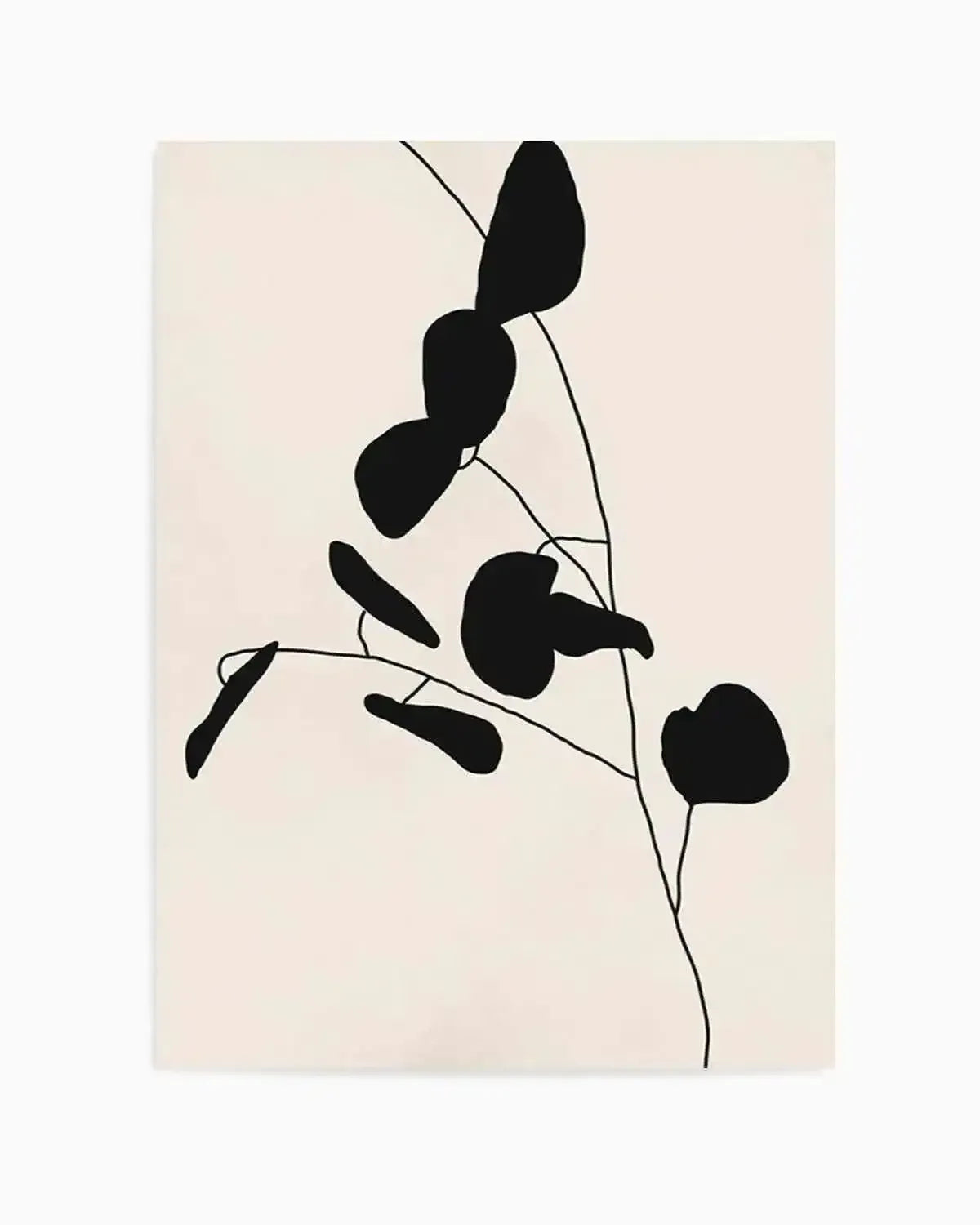 Leaf Silhouette I Art Print from Olive et Oriel where you can shop wallpaper and artworks online