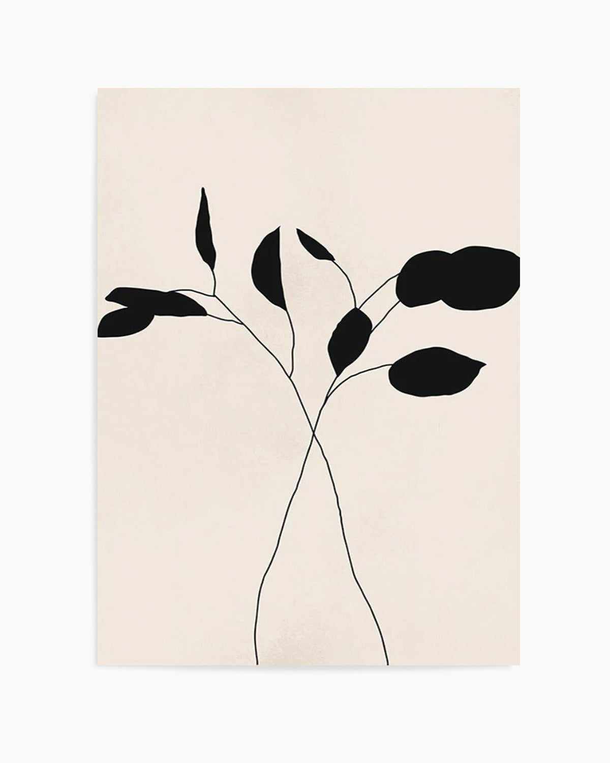 Leaf Silhouette II Art Print