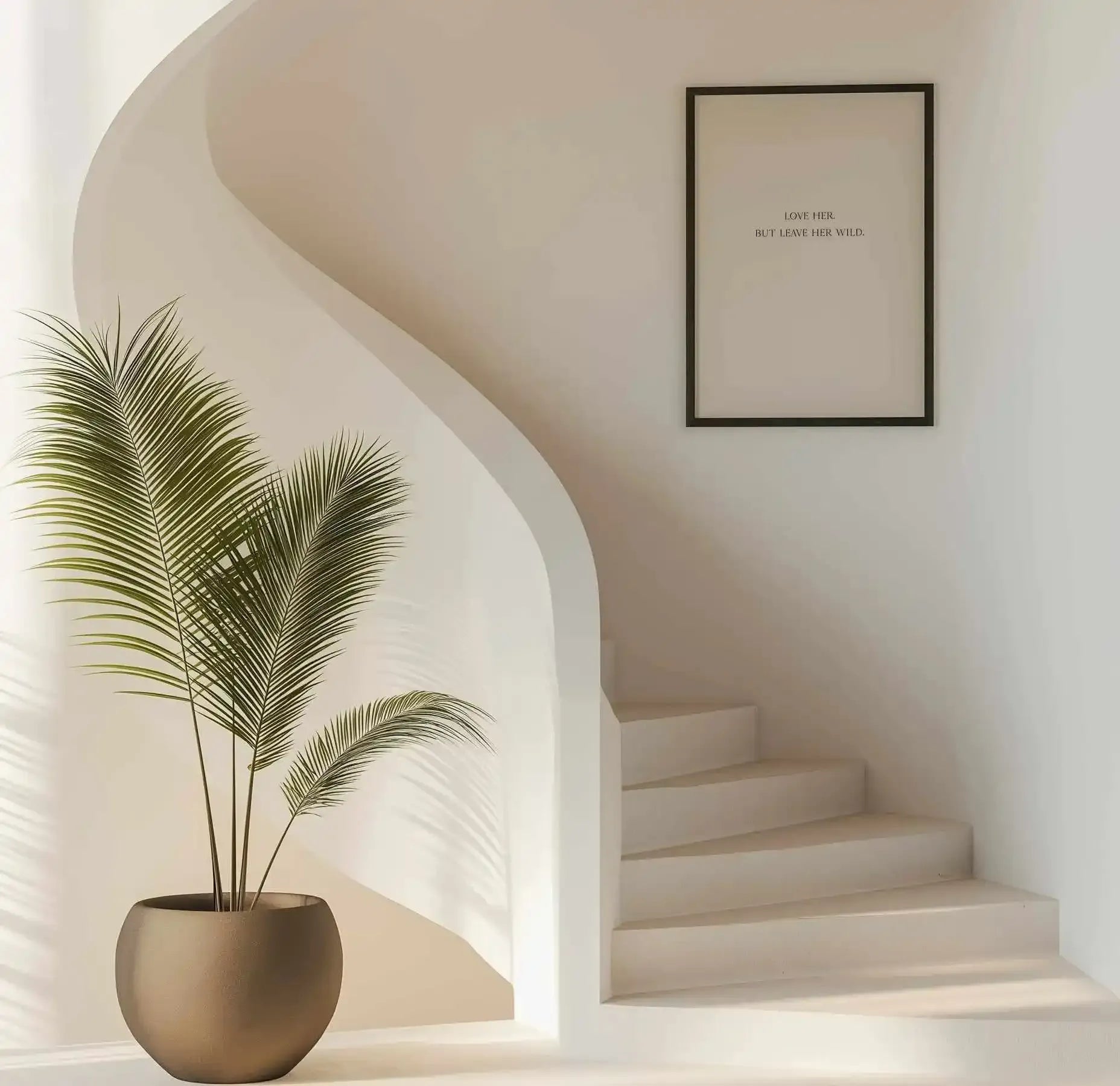 Leave Her Wild Art Print from Olive et Oriel where you can shop wallpaper and artworks online