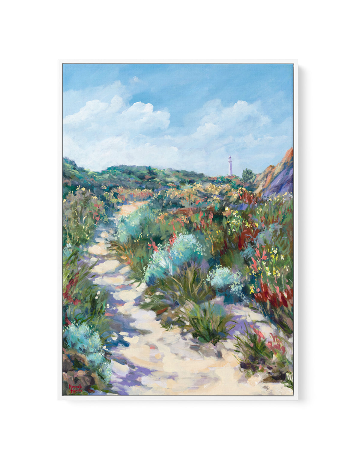 Cape Leeuwin Lighthouse by Meredith Howse | Framed Canvas Art Print