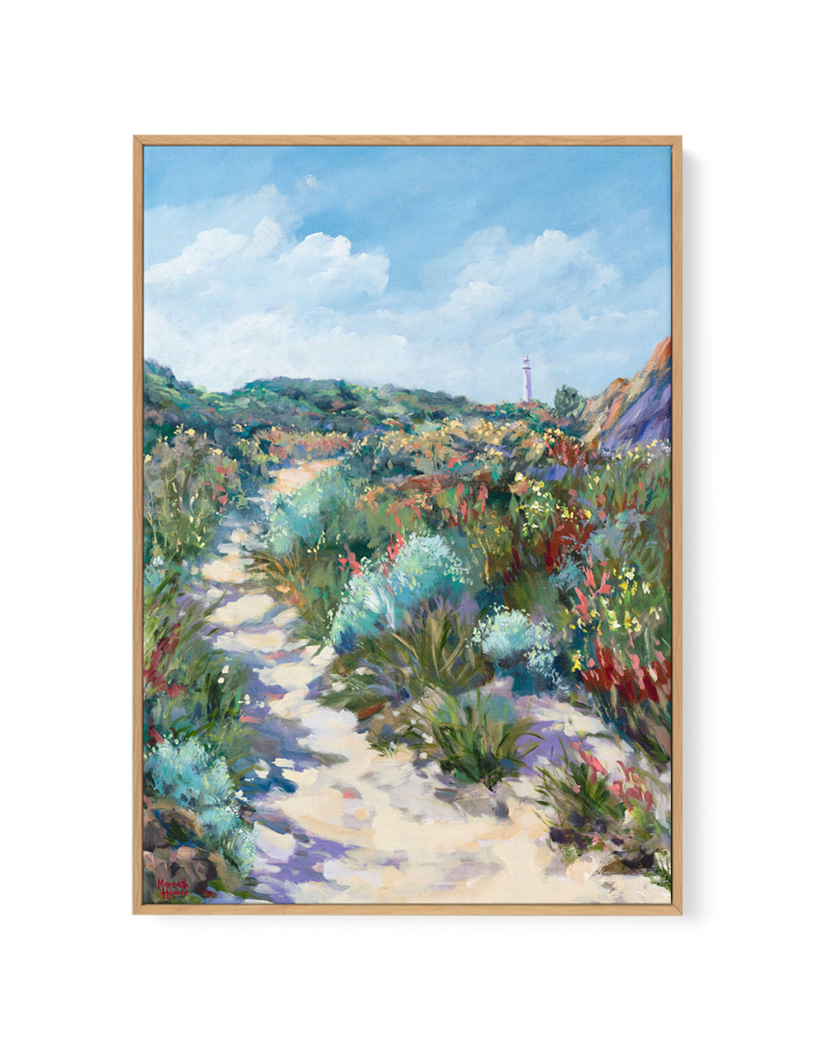 Cape Leeuwin Lighthouse by Meredith Howse | Framed Canvas Art Print