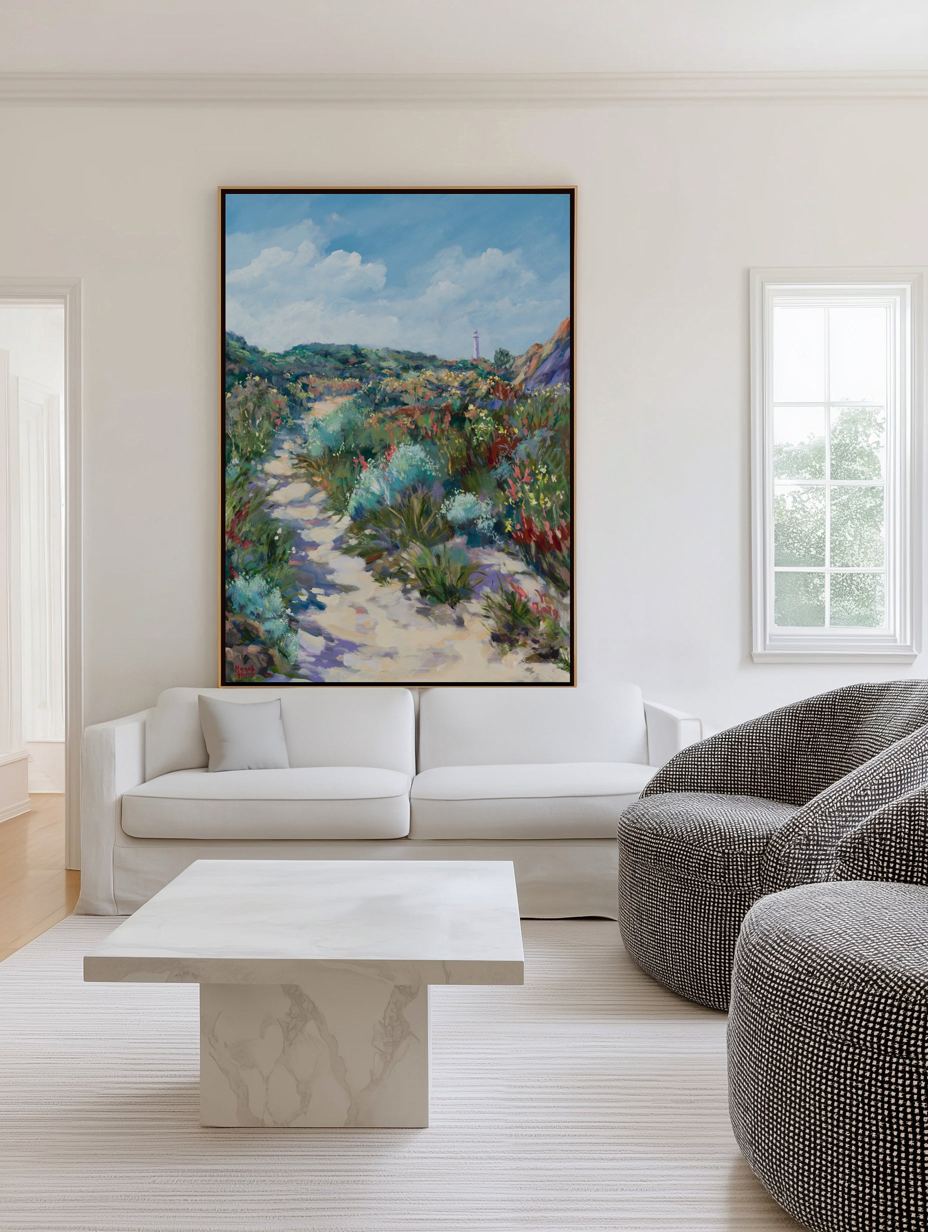 Cape Leeuwin Lighthouse by Meredith Howse | Framed Canvas Art Print