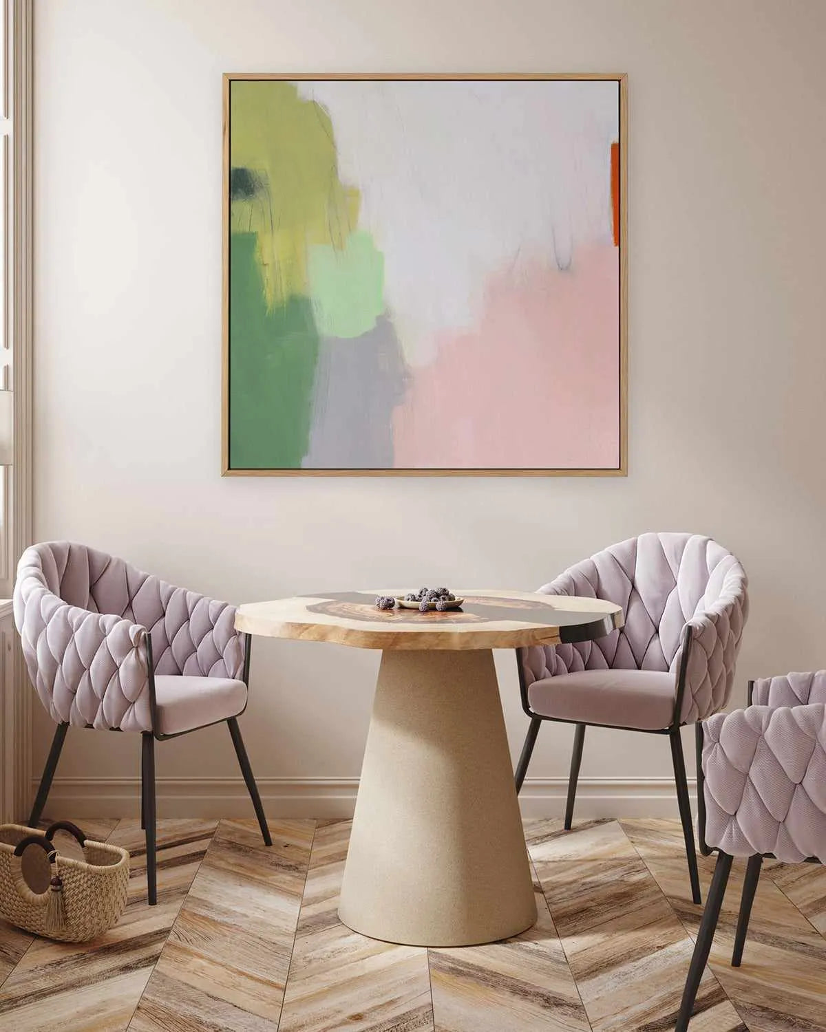 Lemon Ambrosia by Melissa Donoho | Framed Canvas Art Print from Olive et Oriel where you can shop wallpaper and artworks online