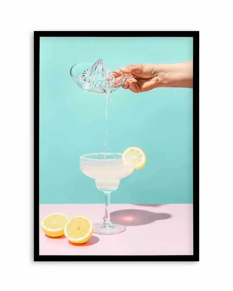 Lemon Margarita Art Print from Olive et Oriel where you can shop wallpaper and artworks online