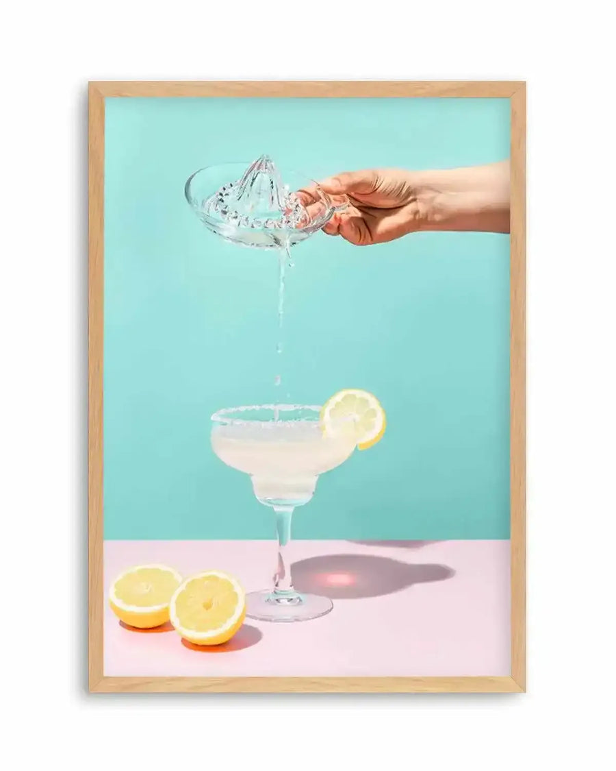 Lemon Margarita Art Print from Olive et Oriel where you can shop wallpaper and artworks online