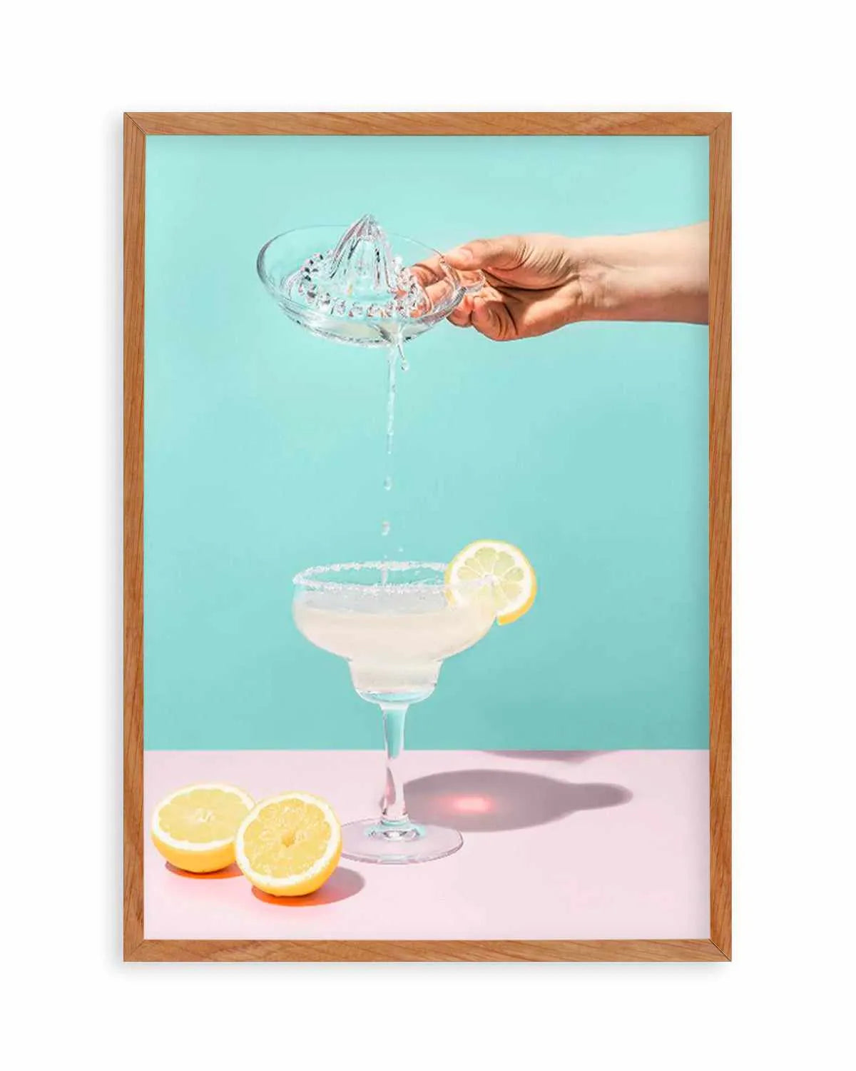 Lemon Margarita Art Print from Olive et Oriel where you can shop wallpaper and artworks online