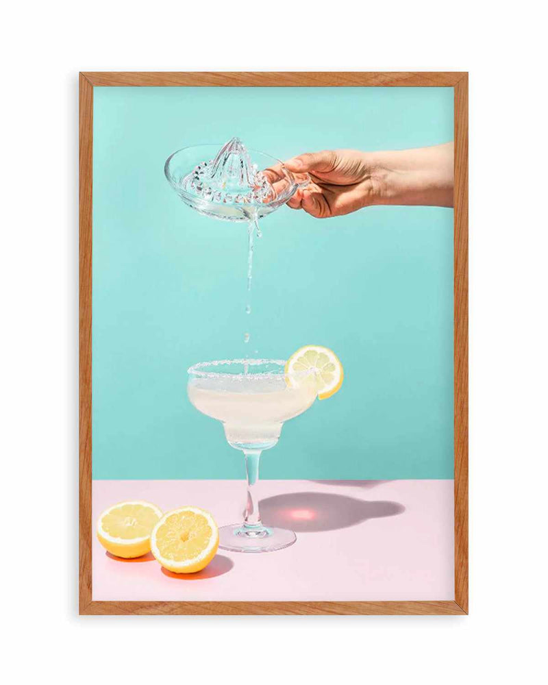 Lemon Margarita Art Print