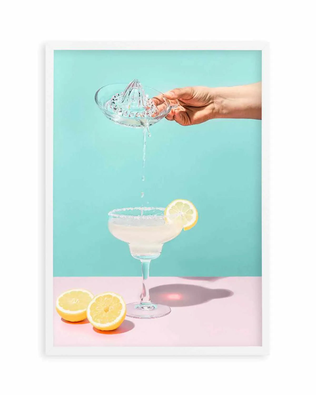 Lemon Margarita Art Print from Olive et Oriel where you can shop wallpaper and artworks online