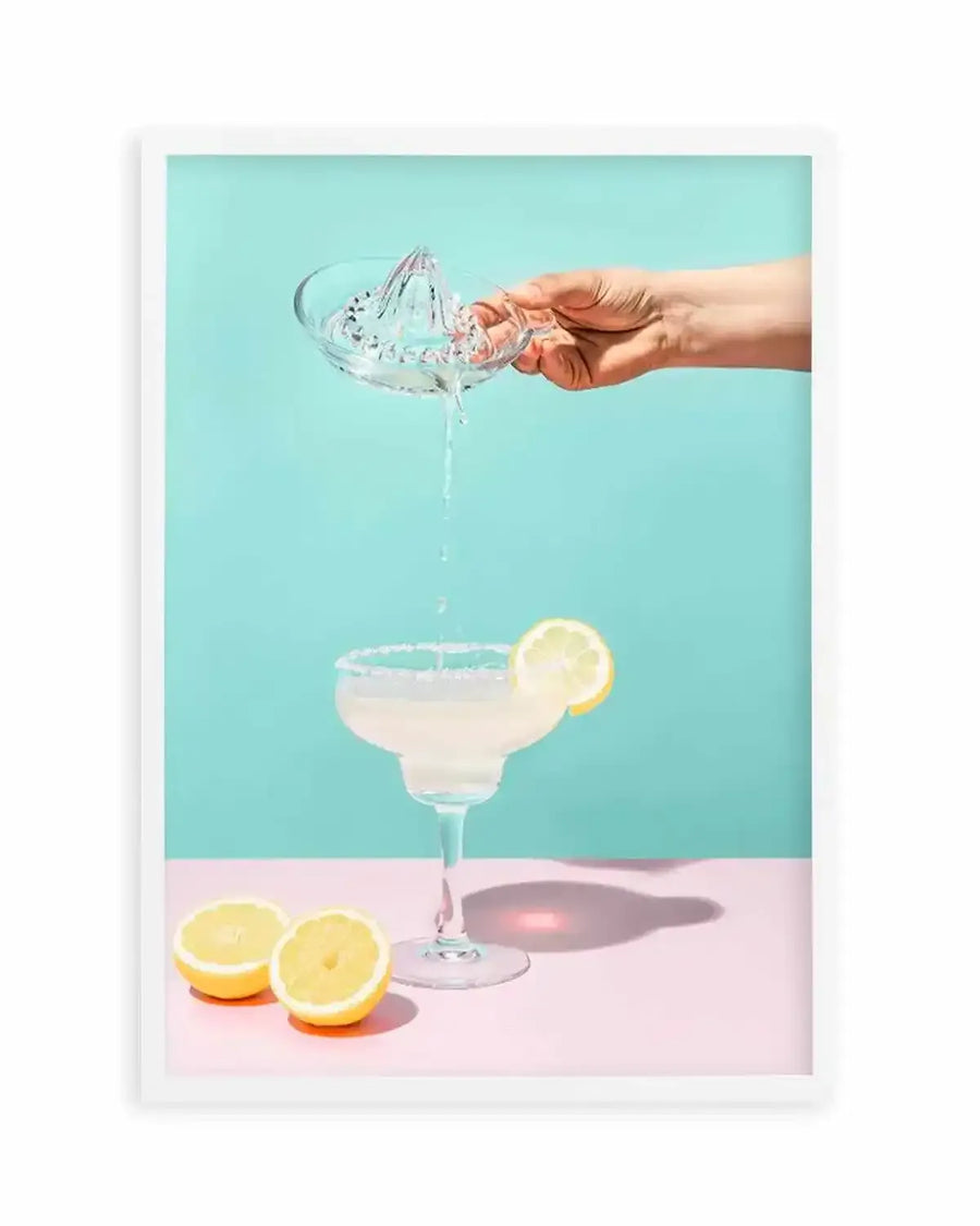 Lemon Margarita Art Print from Olive et Oriel where you can shop wallpaper and artworks online