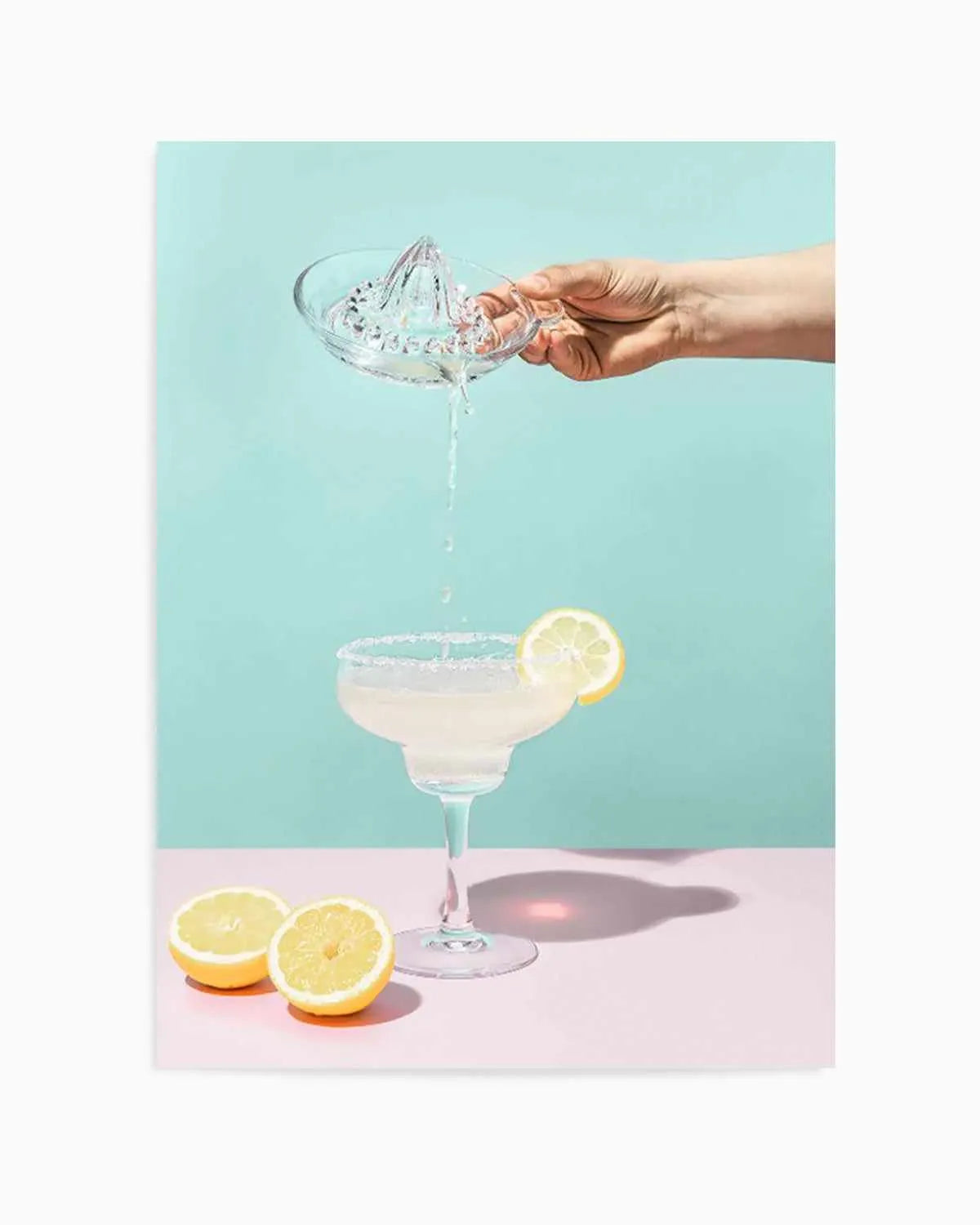 Lemon Margarita Art Print from Olive et Oriel where you can shop wallpaper and artworks online