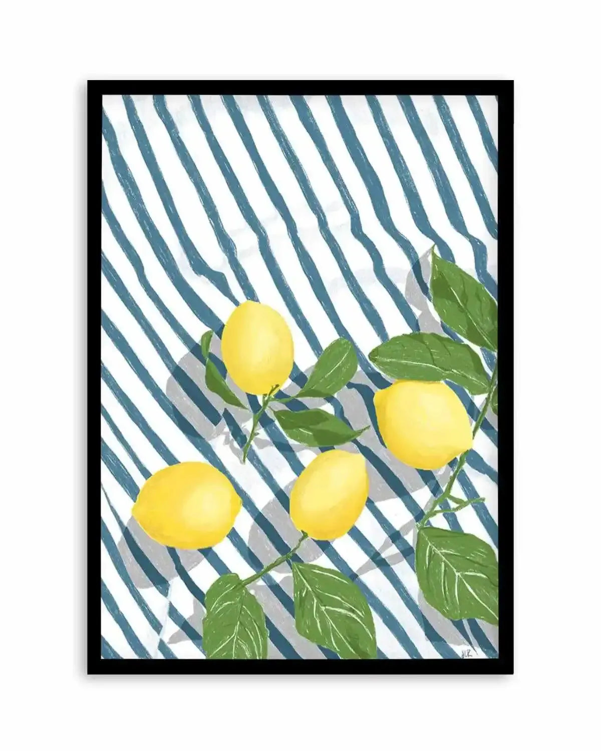 Lemon Still Life by Jenny Liz Rome Art Print from Olive et Oriel where you can shop wallpaper and artworks online