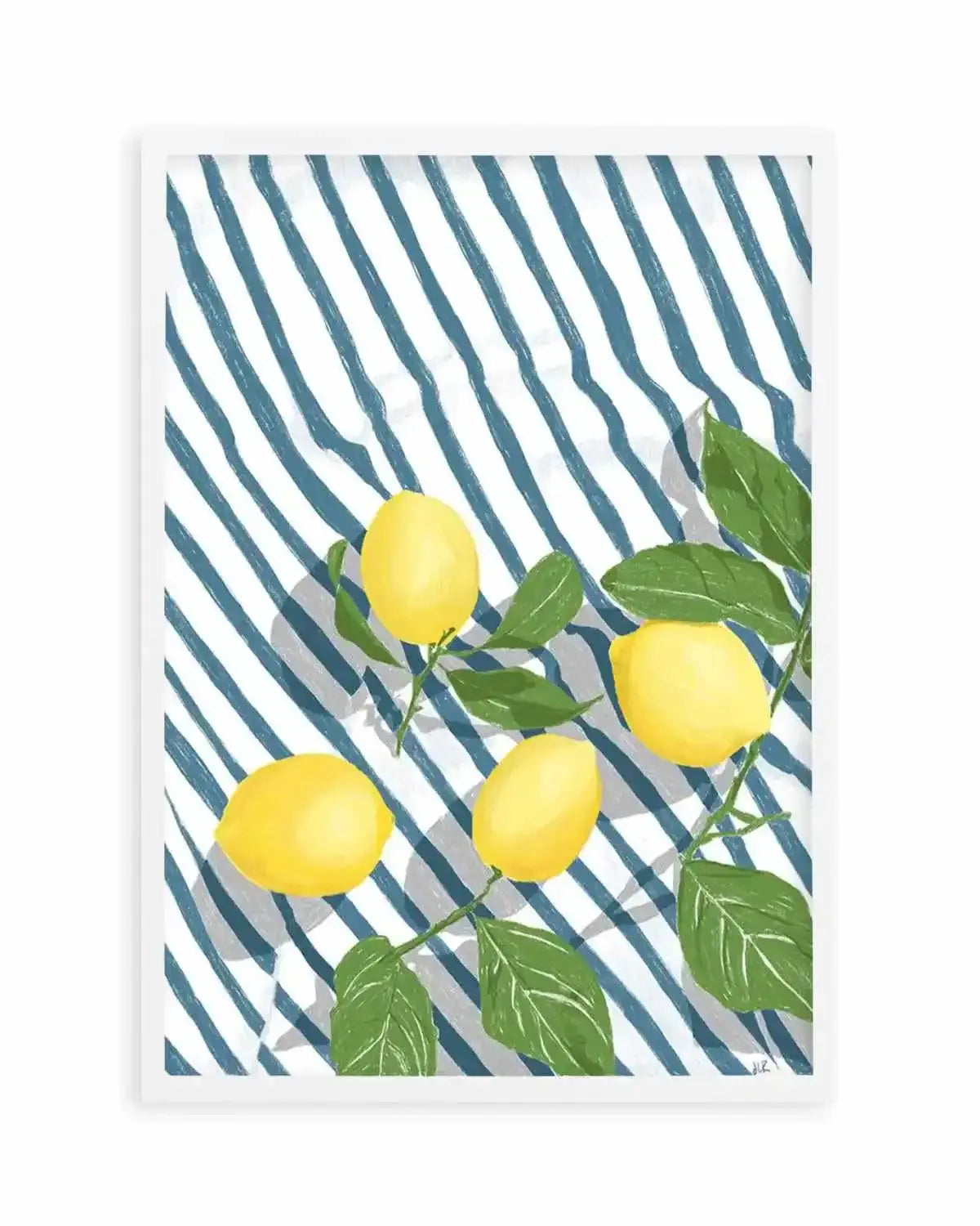 Lemon Still Life by Jenny Liz Rome Art Print from Olive et Oriel where you can shop wallpaper and artworks online