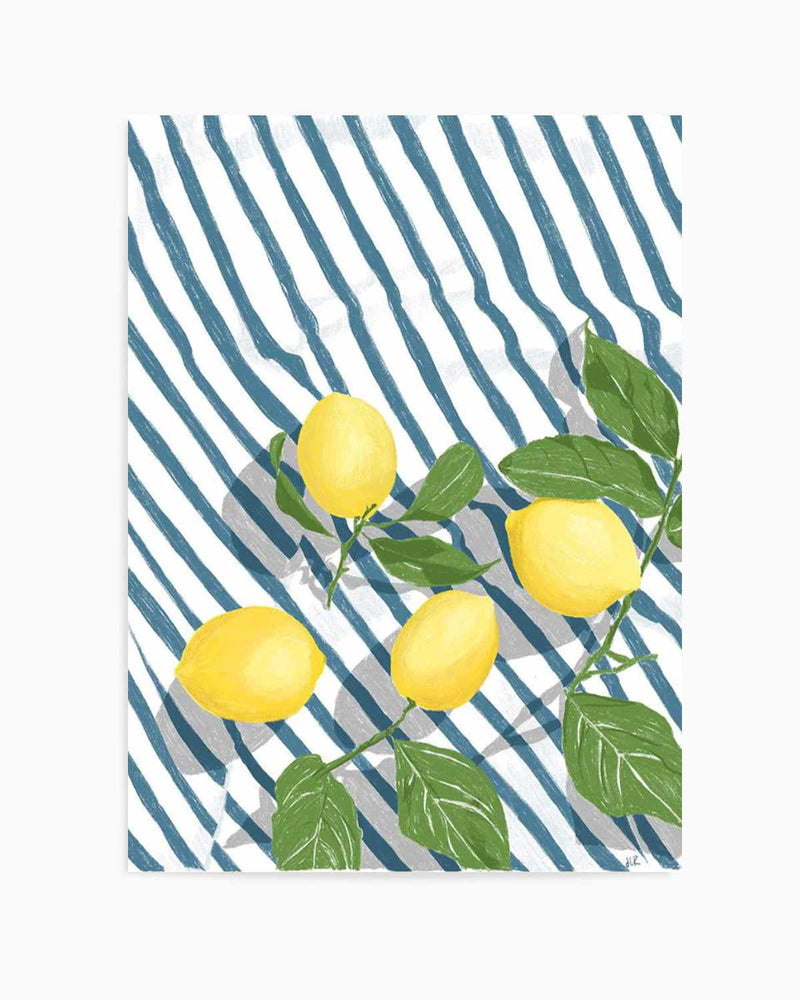 Lemon Still Life by Jenny Liz Rome Art Print