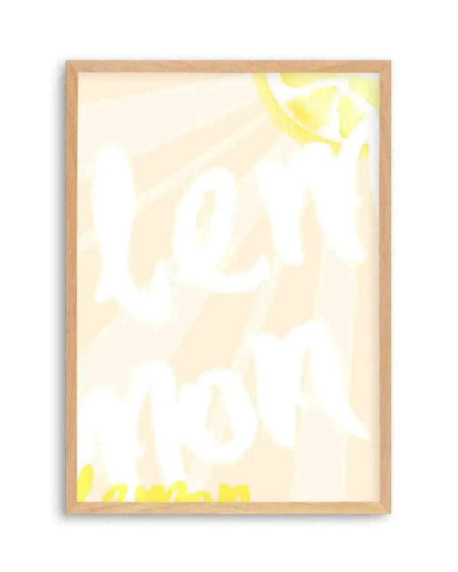 Lemon Yellow Sun Art Print from Olive et Oriel where you can shop wallpaper and artworks online