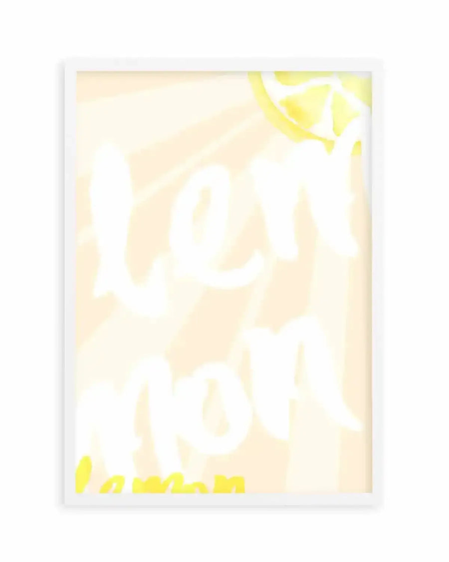Lemon Yellow Sun Art Print from Olive et Oriel where you can shop wallpaper and artworks online