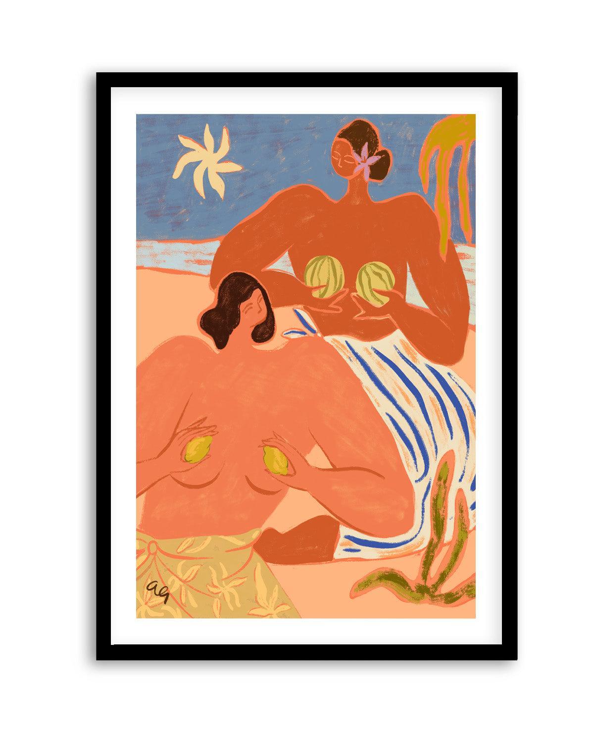 Lemon & Melon by Arty Guava | Art Print from Olive et Oriel where you can shop wallpaper and artworks online
