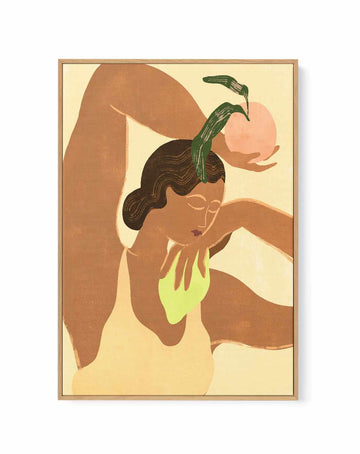 LemonApple by Arty Guava | Framed Canvas Art Print from Olive et Oriel where you can shop wallpaper and artworks online