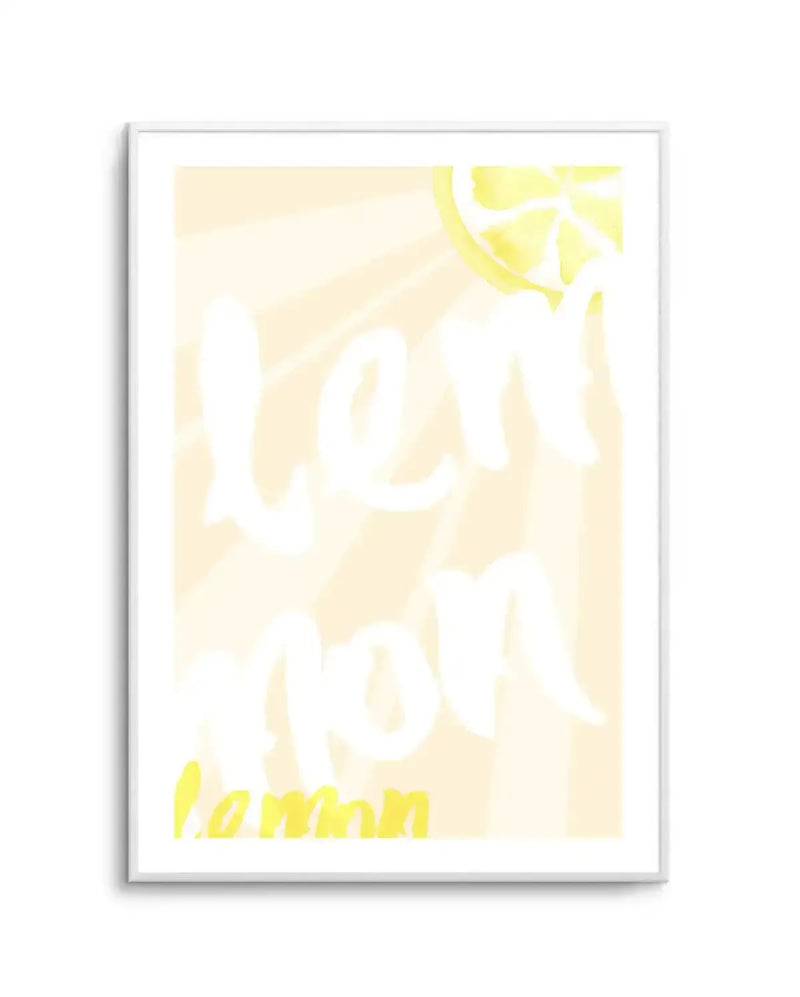 Lemon Yellow Sun Art Print-PRINT-Olive et Oriel-Olive et Oriel-A5 | 5.8" x 8.3" | 14.8 x 21cm-Unframed Art Print-With White Border-Buy-Australian-Art-Prints-Online-with-Olive-et-Oriel-Your-Artwork-Specialists-Austrailia-Decorate-With-Coastal-Photo-Wall-Art-Prints-From-Our-Beach-House-Artwork-Collection-Fine-Poster-and-Framed-Artwork