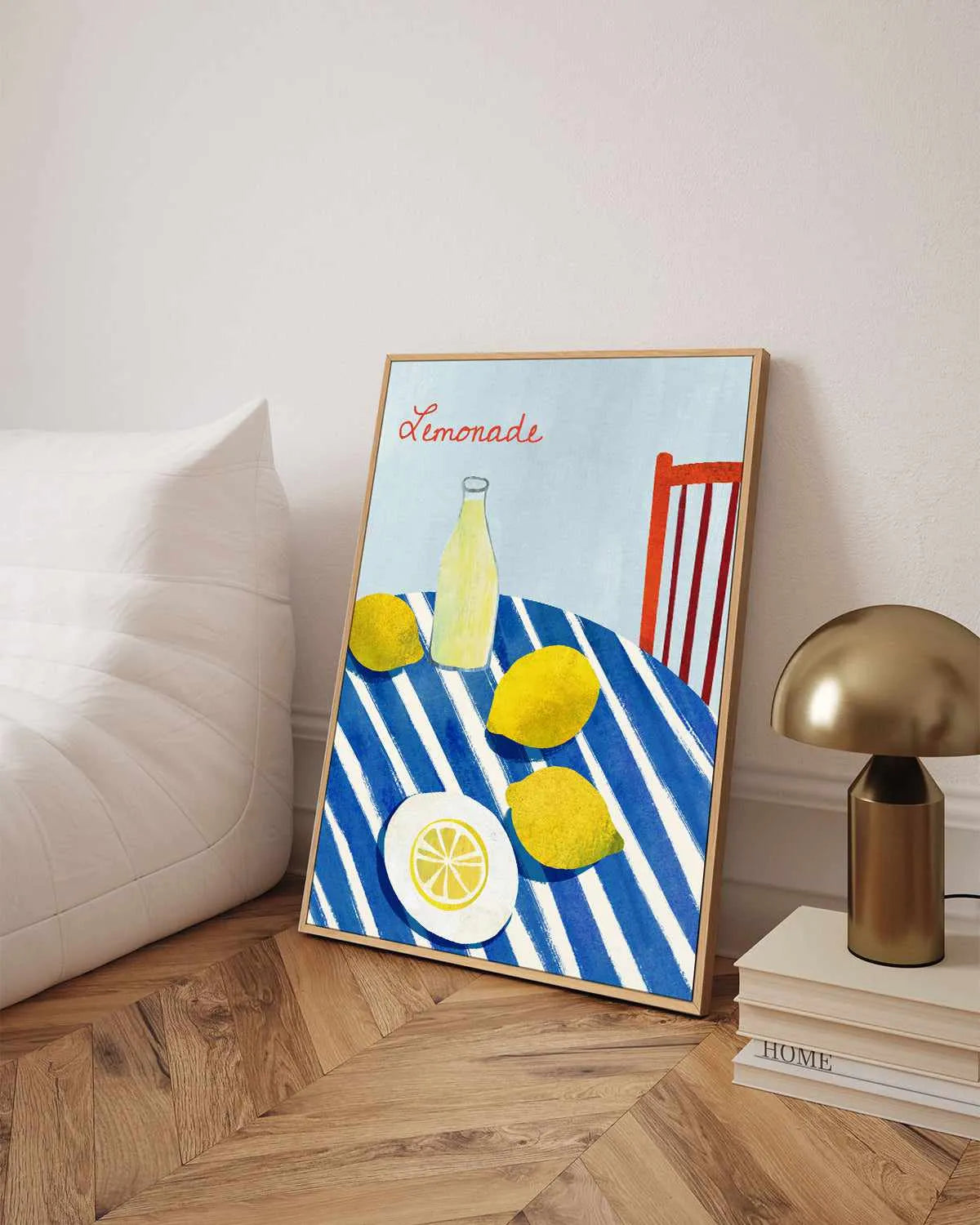 Lemonade by Henry Rivers | Framed Canvas Art Print from Olive et Oriel where you can shop wallpaper and artworks online