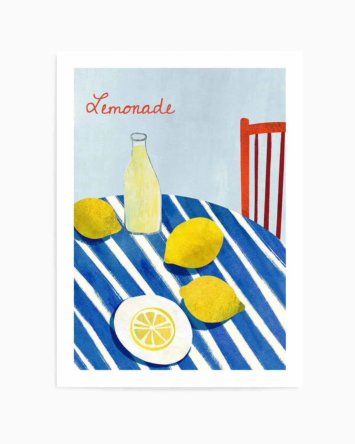 Lemonade by Henry Rivers Art Print from Olive et Oriel where you can shop wallpaper and artworks online