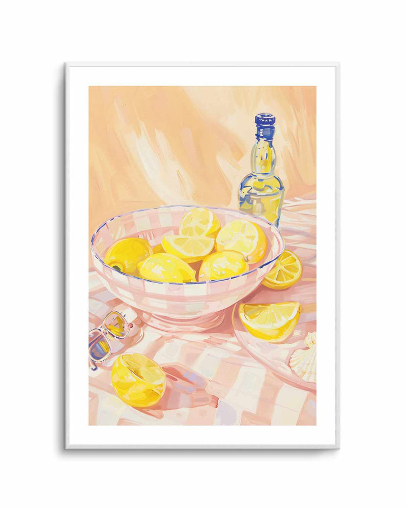 Lemoncello Season | Art Print from Olive et Oriel where you can shop wallpaper and artworks online