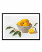 Lemons In Grey | Art Print