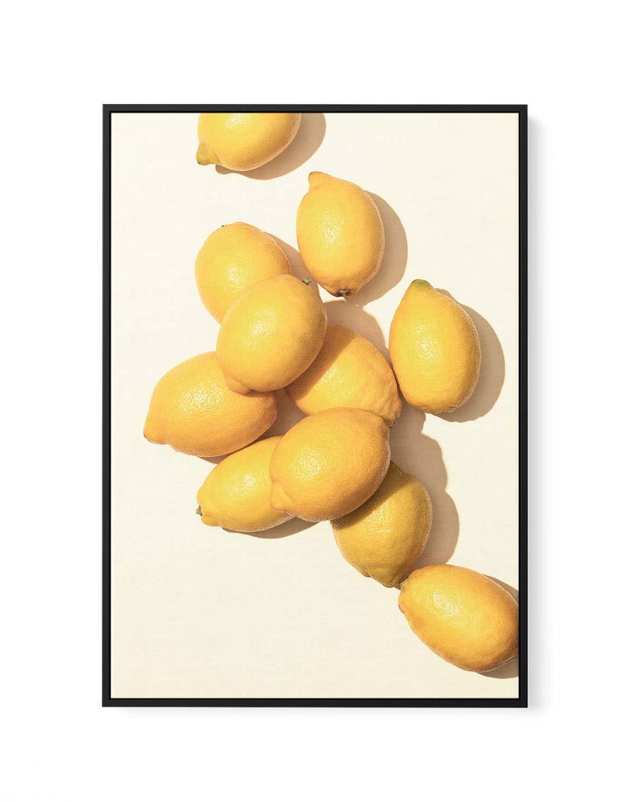 Lemons 1 by Studio III | Framed Canvas Art Print from Olive et Oriel where you can shop wallpaper and artworks online