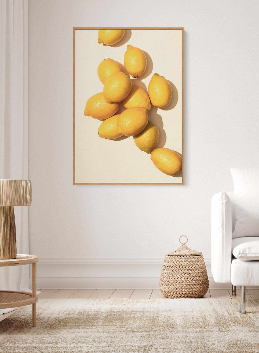 Lemons 1 by Studio III | Framed Canvas Art Print from Olive et Oriel where you can shop wallpaper and artworks online