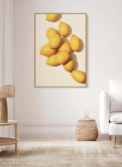 Lemons 1 by Studio III | Framed Canvas Art Print